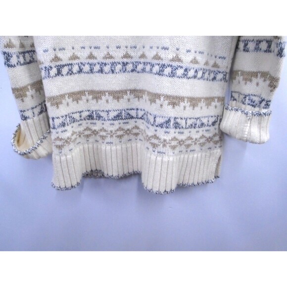 Eddie Bauer 'Grandpa' Tribal Knit Cardigan Women Size XL Wool Blend Front Pocket - Picture 9 of 10